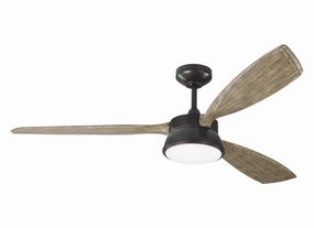 Visual Comfort Fan Destin 57" CCT DC Indoor/Outdoor Ceiling Fan with 57W Dimmable LED Light and Remote Control powerful indoor fans for whole-room cooling