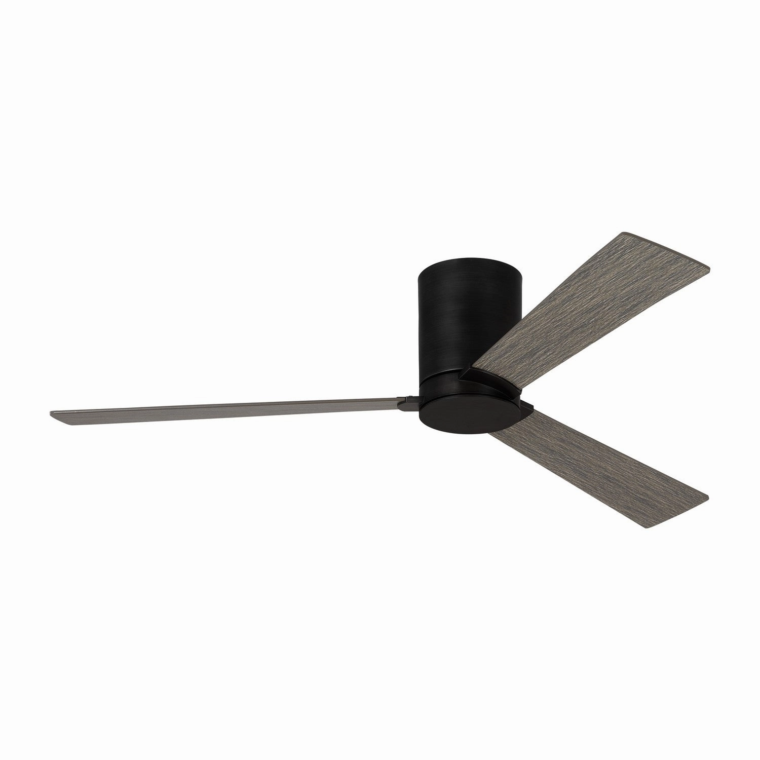 Visual Comfort Fan Rozzen Flushmount DC Indoor/Outdoor Ceiling Fan with 6 Speed Remote Control quiet indoor fans for bedrooms and offices