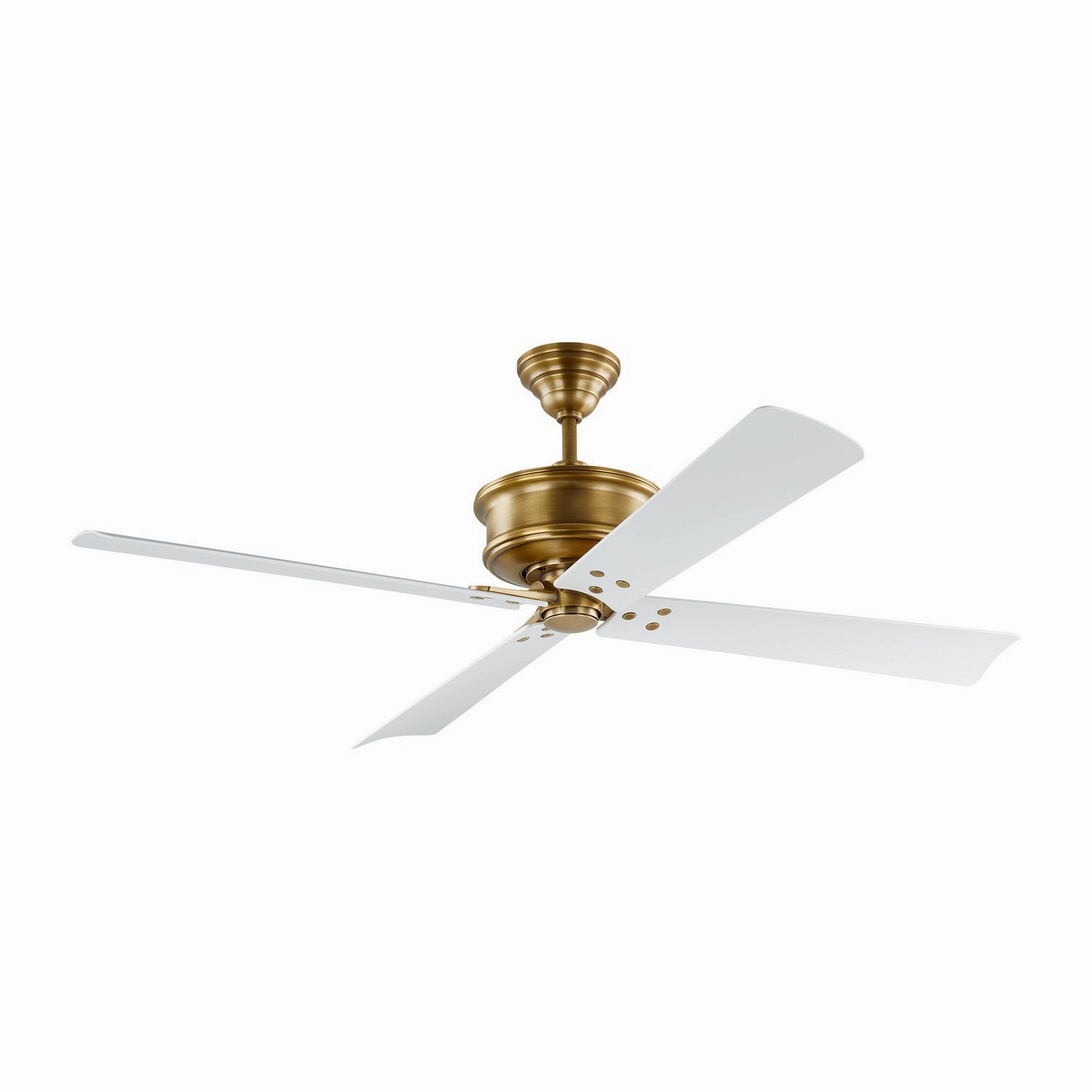 Visual Comfort Subway 56" Indoor/Outdoor DC Ceiling Fan with Remote low-noise indoor fans for peaceful settings