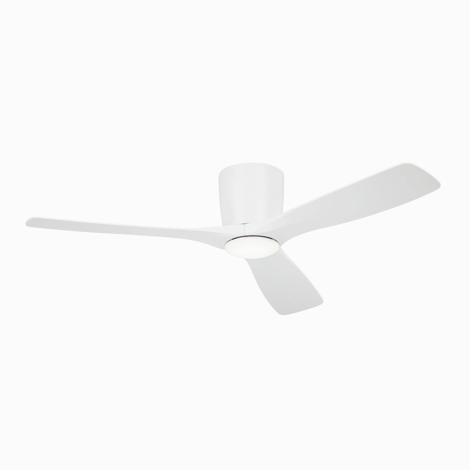 Volos 54"Ceiling Fan Matte White space-saving huggers with modern style