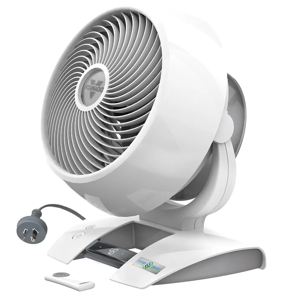 Vornado Energy Smart Air Circulator With Remote (6303DC) table and wall fans for home and office