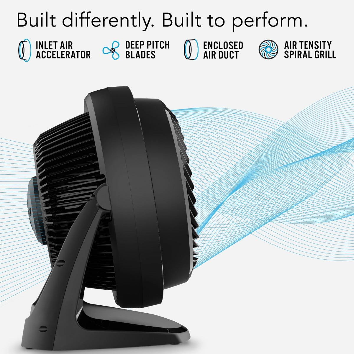 Vornado 3 Speed Air Circulator, Desk Fan, Portable Fan, Whole Room Air Circulator (62-AN)