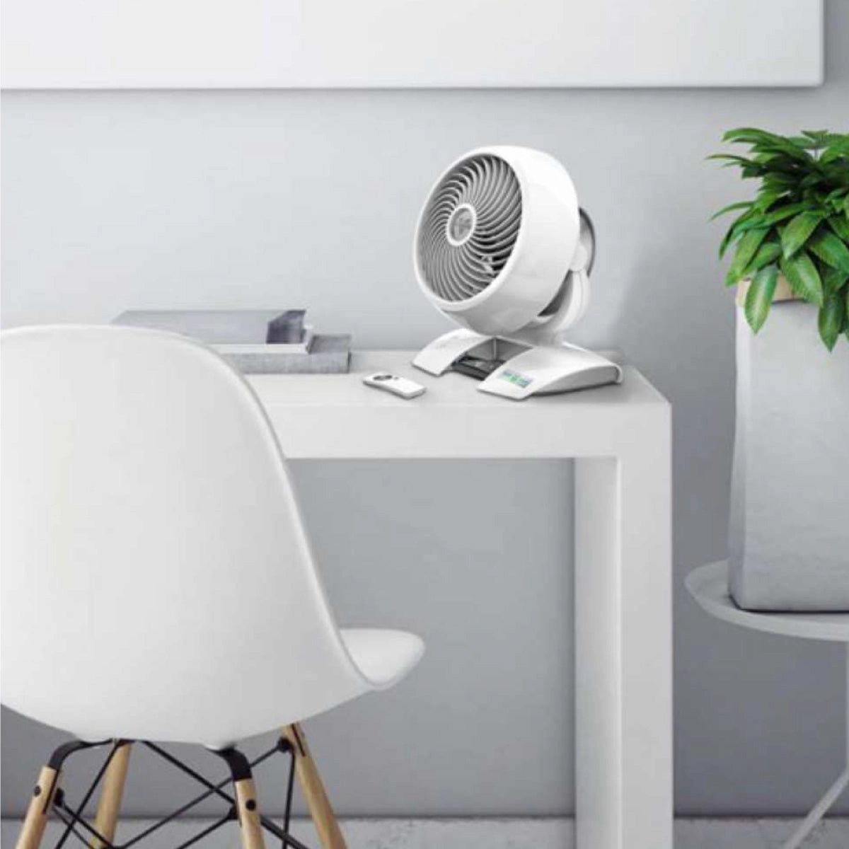 Vornado Energy Smart Air Circulator  Remote Control, Vortex Action, DC motor, Oscillation, Timer, 99-Speed, white, 6303DC