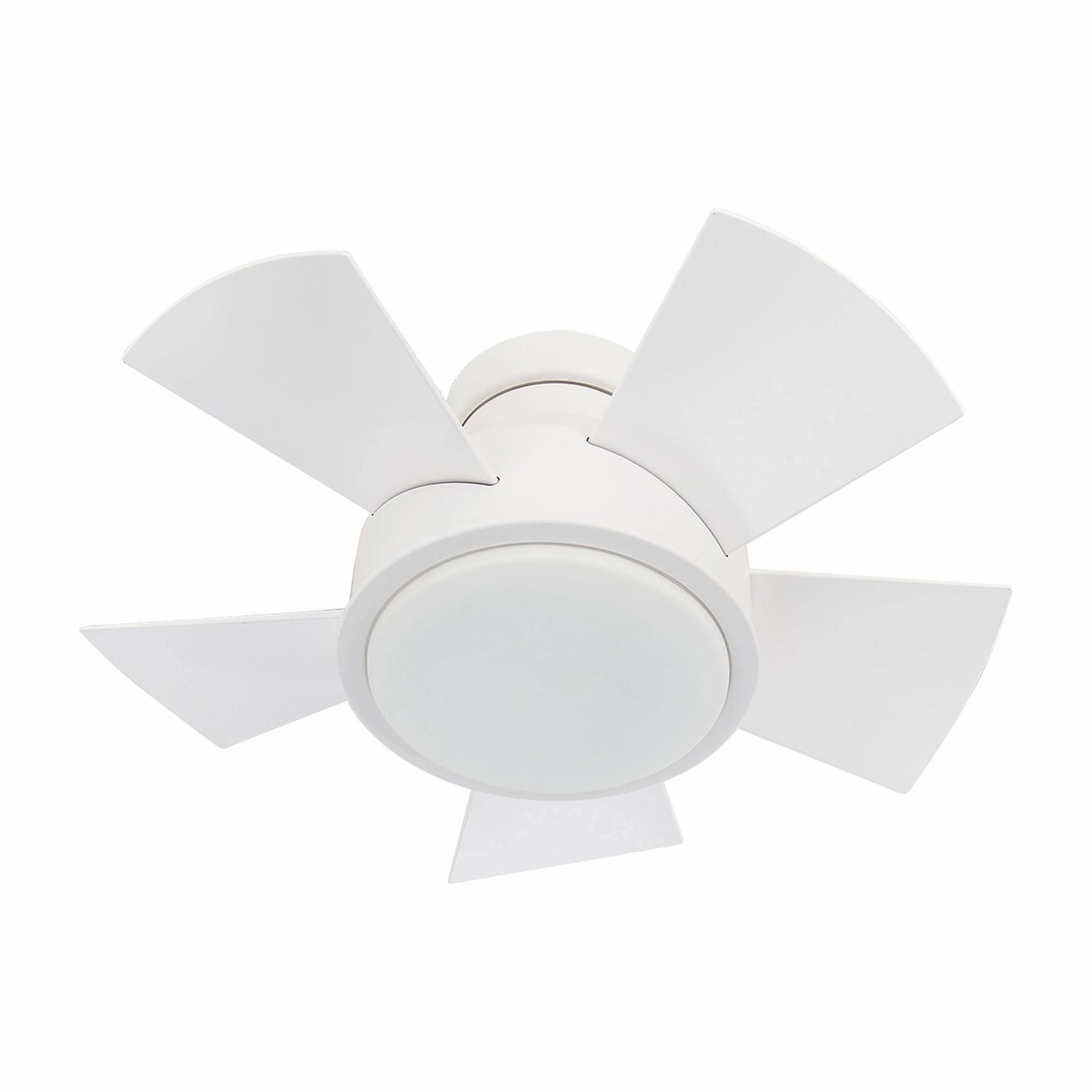 Vox Indoor/Outdoor 5-Blade 26" Smart Flush Mount Ceiling Fan with LED Light Kit and Remote Control