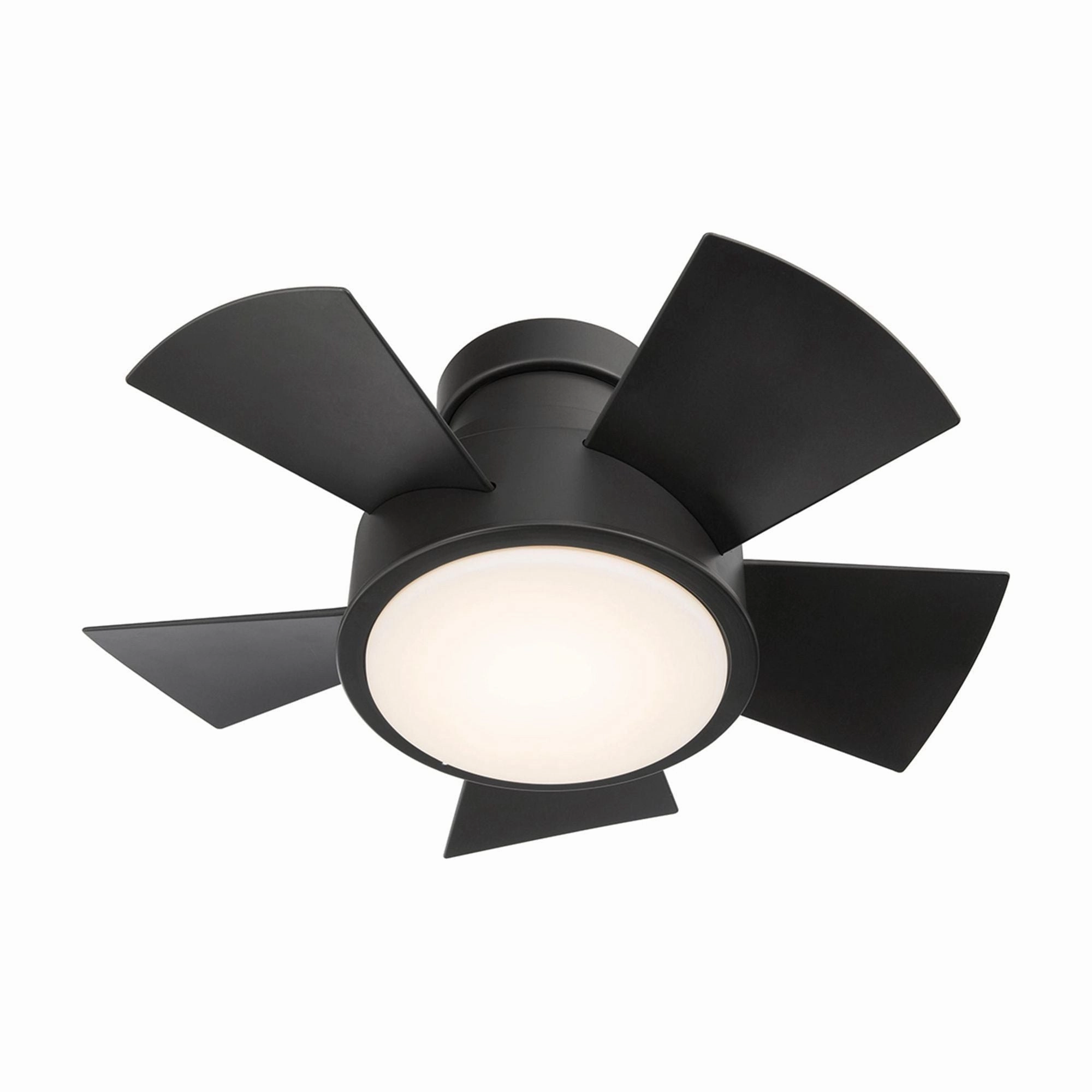 Vox Indoor/Outdoor 5-Blade 26" Smart Flush Mount Ceiling Fan with LED Light Kit and Remote Control