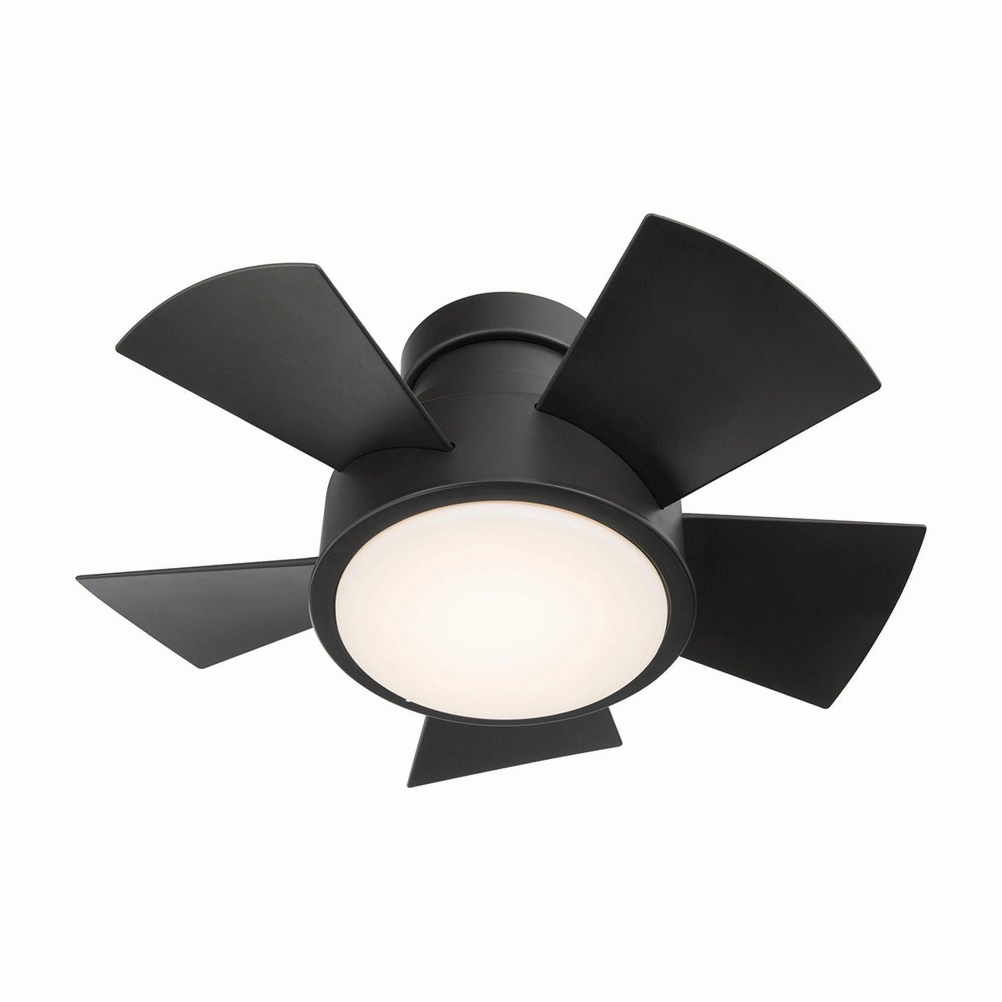 Vox Indoor/Outdoor 5-Blade 26" Smart Flush Mount Ceiling Fan with LED Light Kit and Remote Control