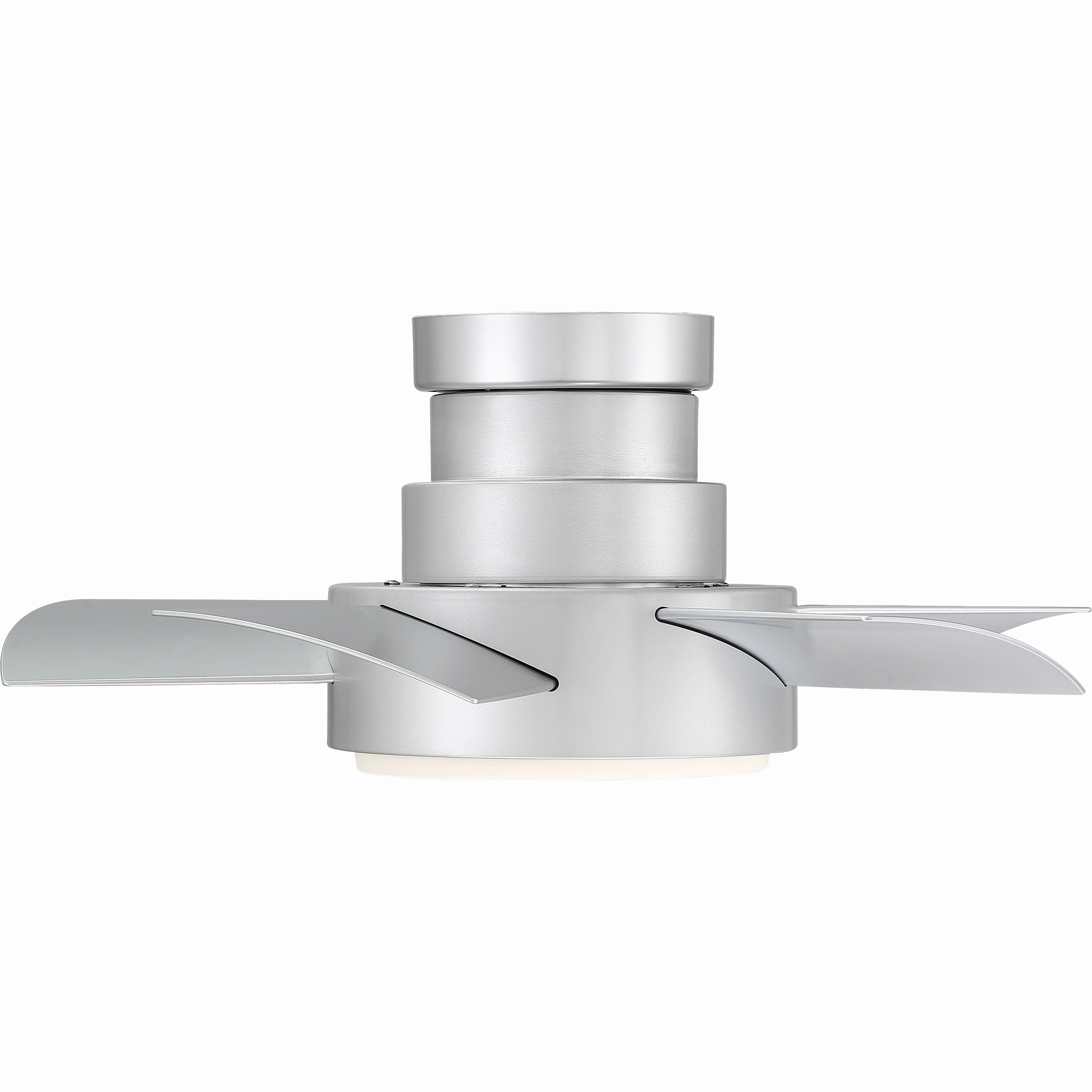 Vox Indoor/Outdoor 5-Blade 26" Smart Flush Mount Ceiling Fan with LED Light Kit and Remote Control