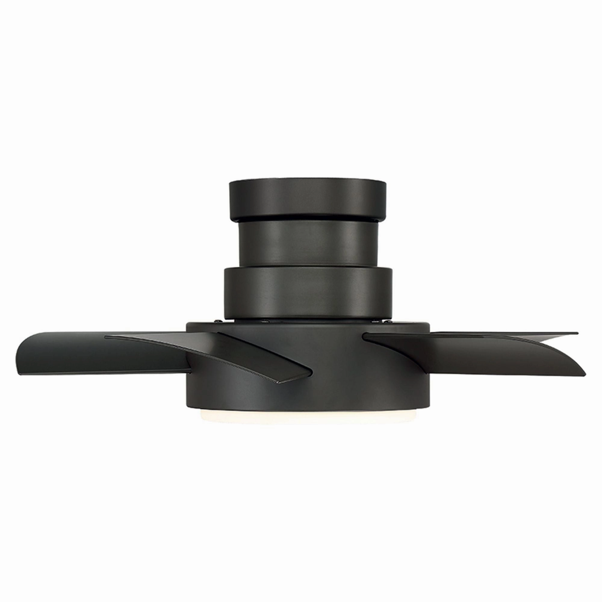 Vox Indoor/Outdoor 5-Blade 26" Smart Flush Mount Ceiling Fan with LED Light Kit and Remote Control