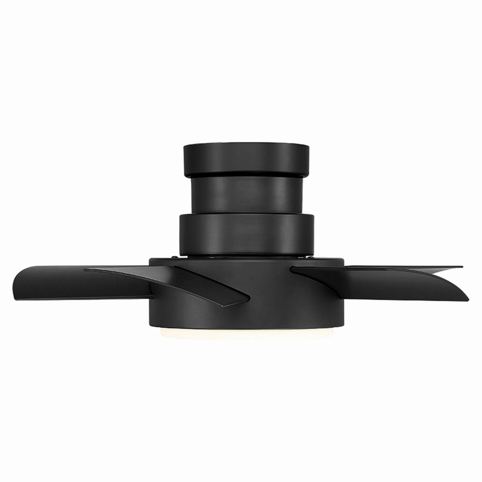 Vox Indoor/Outdoor 5-Blade 26" Smart Flush Mount Ceiling Fan with LED Light Kit and Remote Control