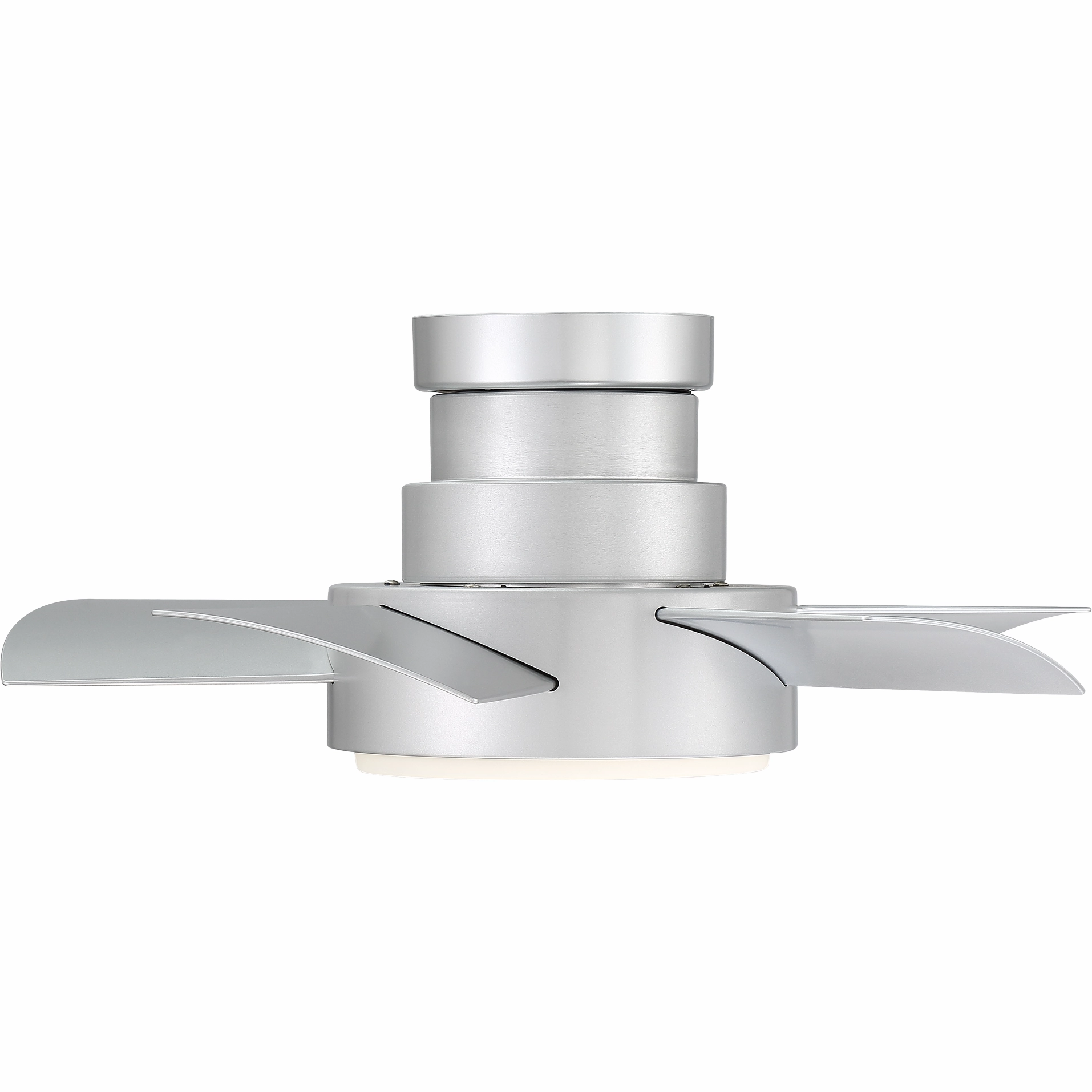 Vox Indoor/Outdoor 5-Blade 26" Smart Flush Mount Ceiling Fan with LED Light Kit and Remote Control