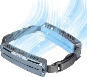 Waist Fan, Belt Fan, Portable Cooling Fan With Charging Function 15H Working Time, Strong Wind Power for Full Body Cooling fan, 3 Speeds, Shirt Fan for Jobsite, Farming, Fishing, Sports and Travelling Waist-mounted portable fan for outdoor use