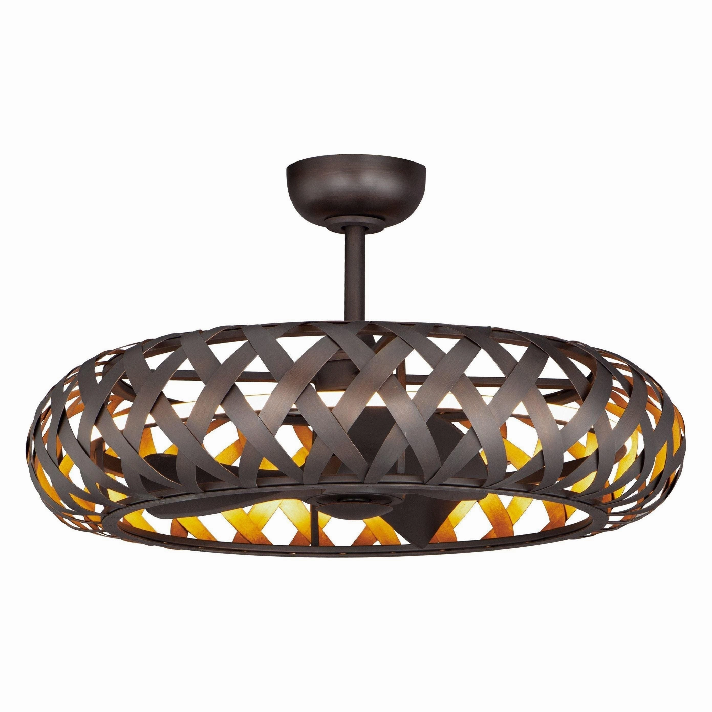 Weave Fandelight led ceiling fans with light and remote