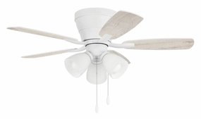 Wheeler 42 3-Light 42"Ceiling Fan White ifan smart fans for connected homes