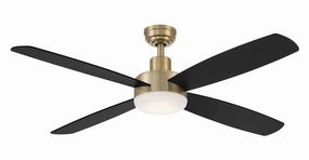 Wind River Aeris 52" Ceiling Fan CCT 17W LED with Remote energy-saving indoor fans for bedrooms