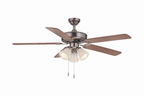 Wind River Dalton 52" 3 Light Pull Chain Ceiling Fan with 39W LED Ceiling fan with adjustable speed settings