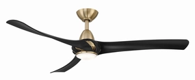Wind River Droid LED 52" Ceiling Fan with 17W CCT LED and Remote Ceiling fan with adjustable speed settings