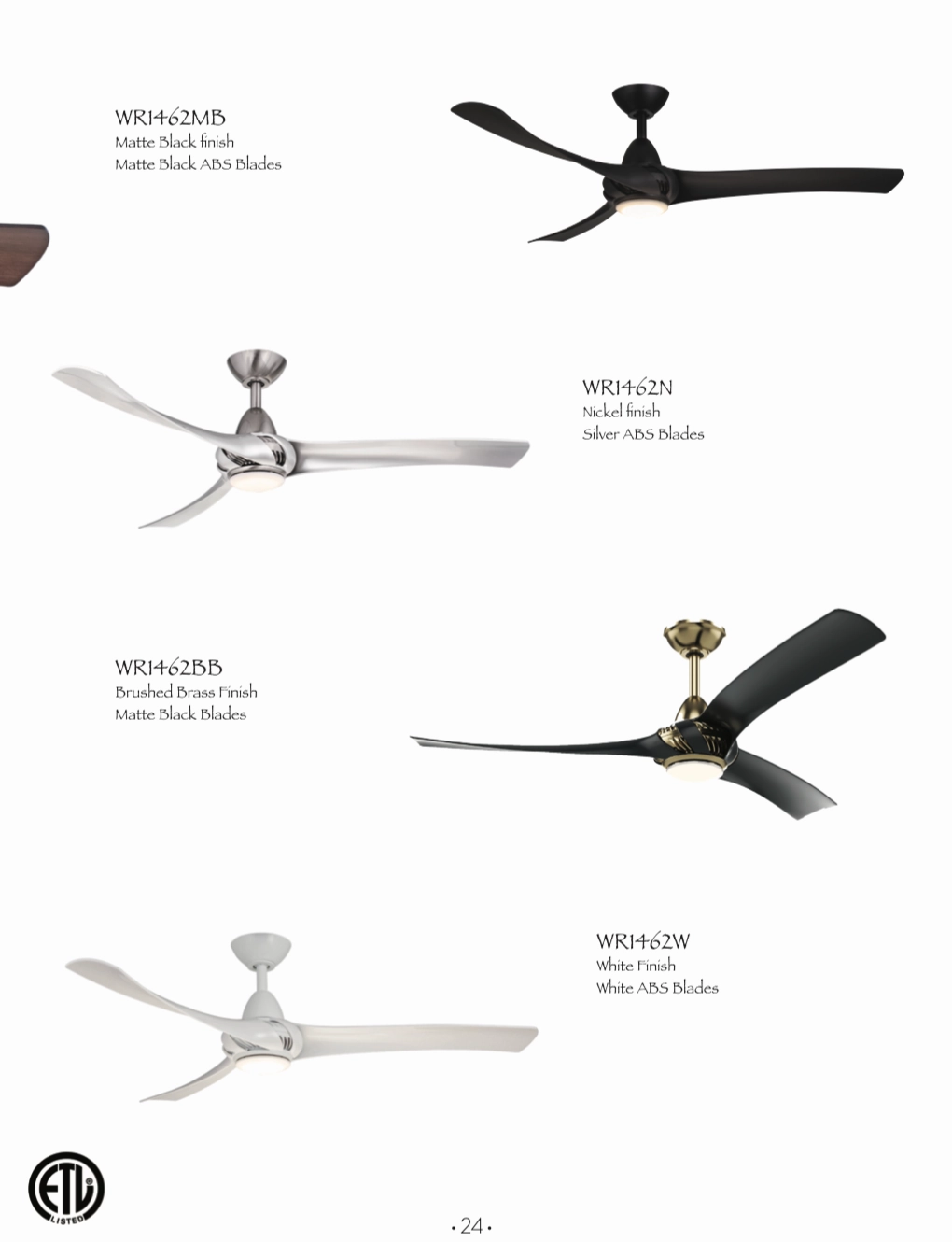 Wind River Droid LED 52" Ceiling Fan with 17W CCT LED and Remote