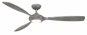 Wind River Elan 60" with 17W LED DC Ceiling Fan with Remote Ceiling fan with adjustable speed settings