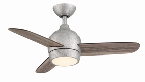 Wind River The Mini 36" Indoor/Outdoor Ceiling Fan with CCT 14W LED and Remote compact indoor fans for apartment use