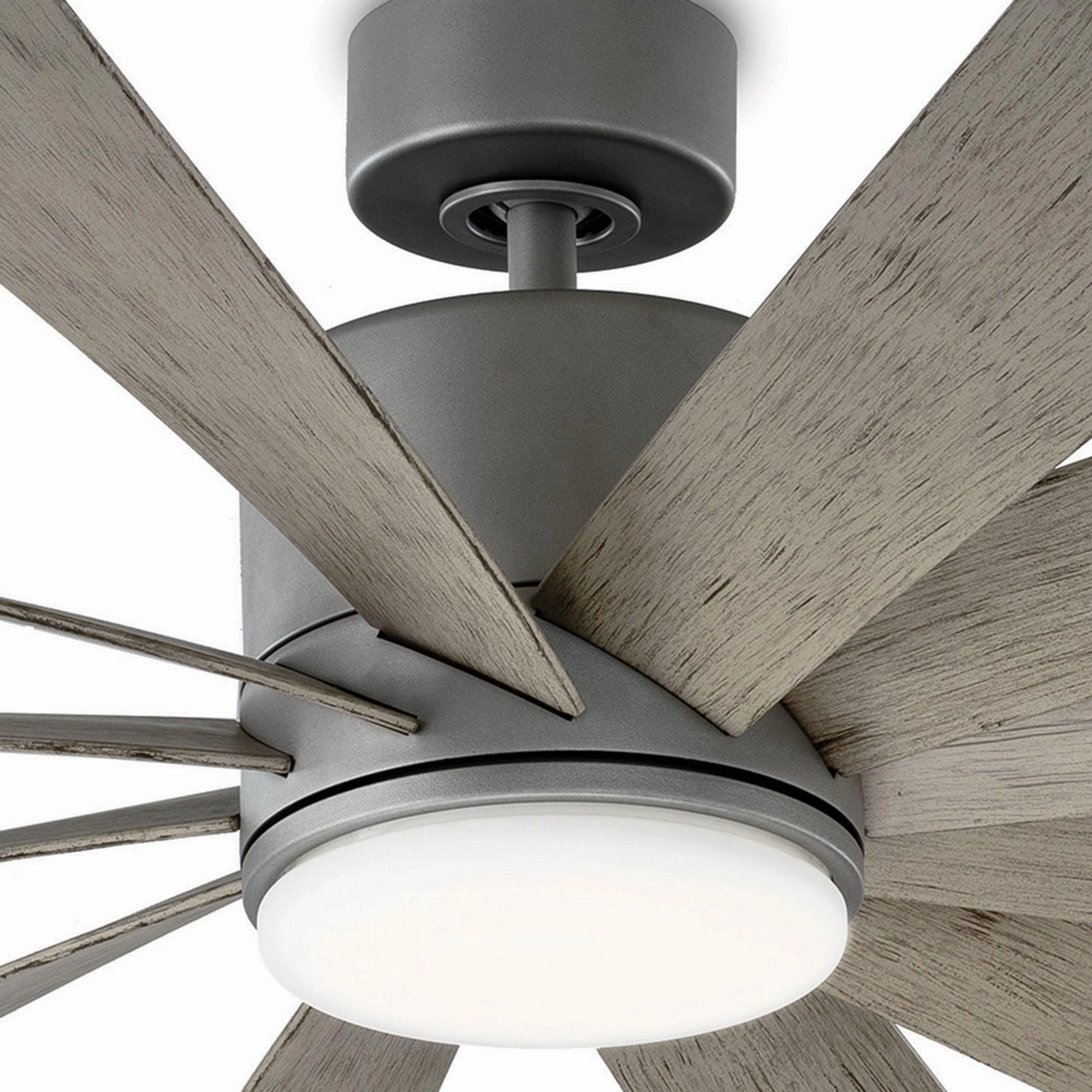 Windflower Indoor/Outdoor 12-Blade 80" Smart Ceiling Fan with LED Light Kit