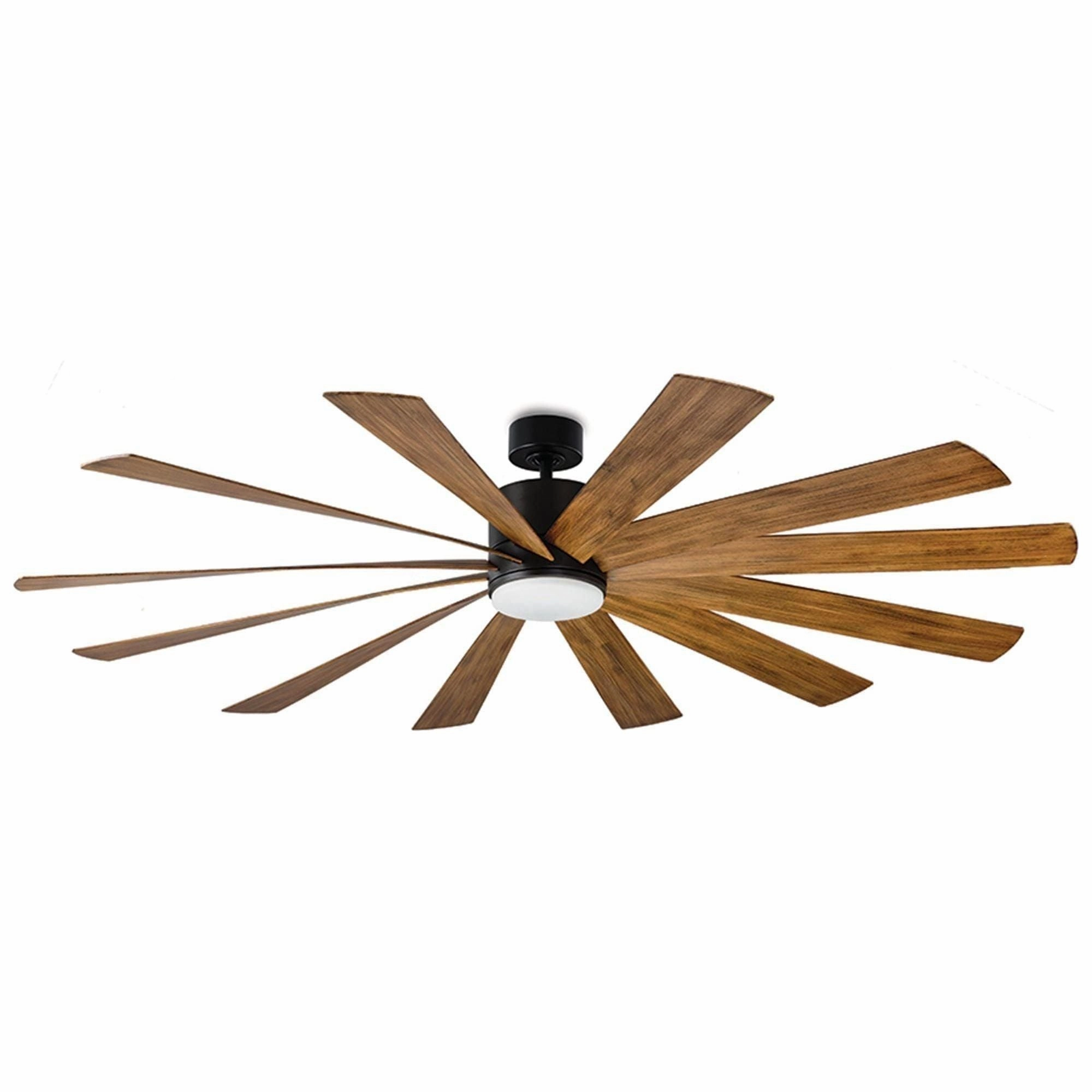 Windflower Indoor/Outdoor 12-Blade 80" Smart Ceiling Fan with LED Light Kit