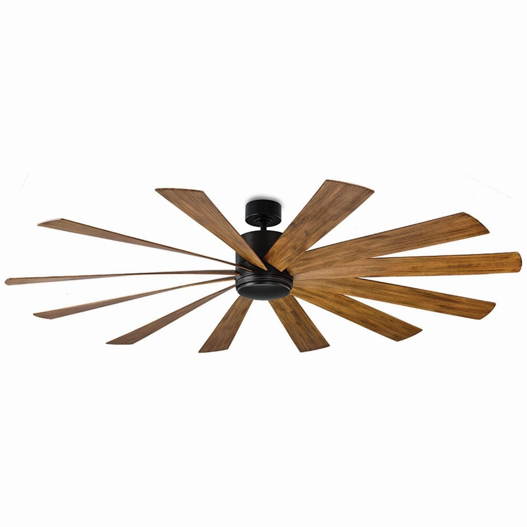 Windflower Indoor/Outdoor 12-Blade 80" Smart Ceiling Fan with LED Light Kit
