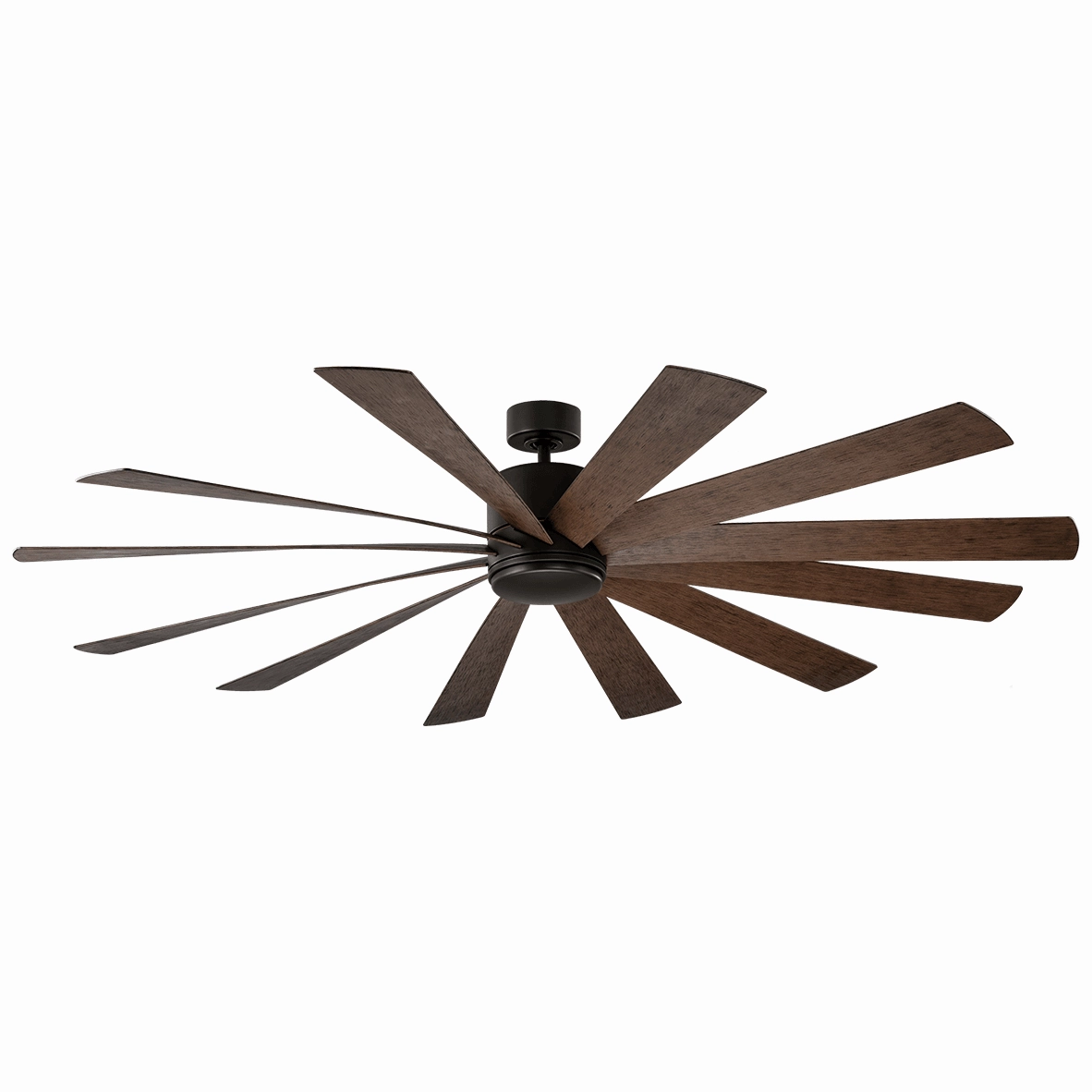 Windflower Indoor/Outdoor 12-Blade 80" Smart Ceiling Fan with LED Light Kit