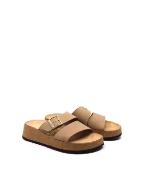 Women's Almina Sandal In Beige