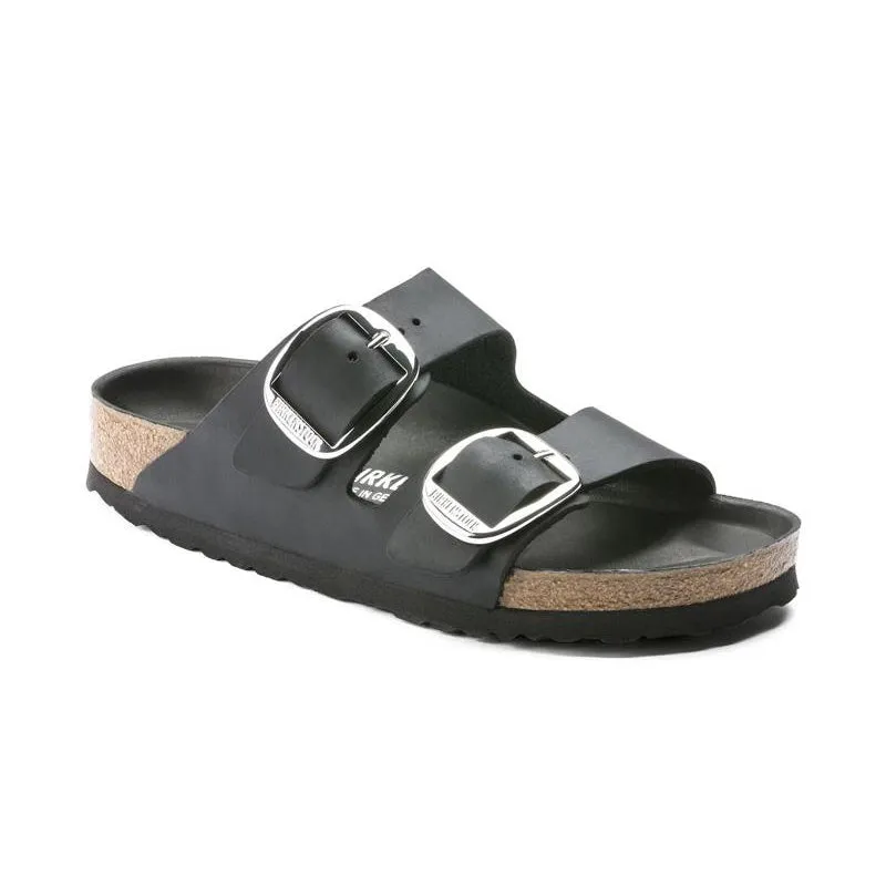 Women's Arizona Big Buckle (NARROW) Black Leather
