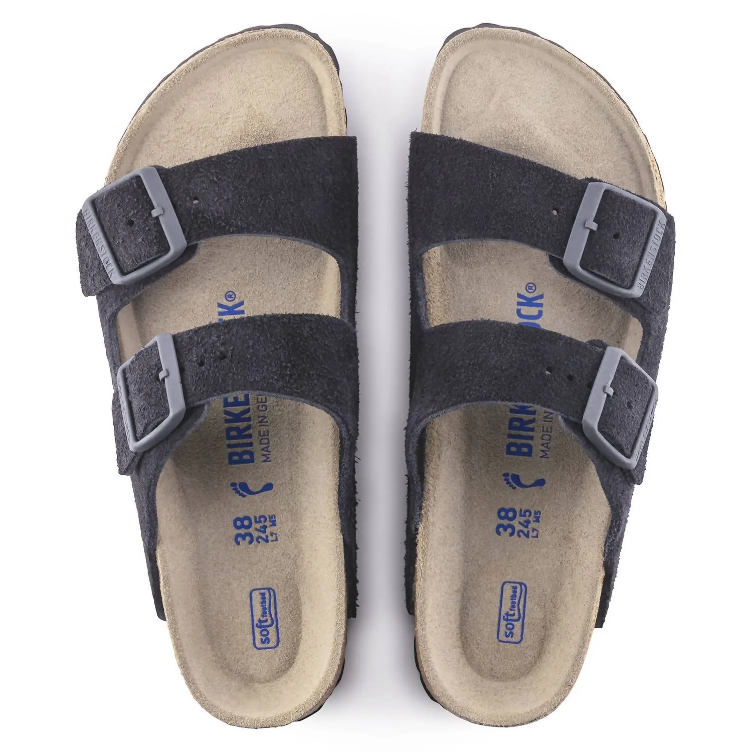 Women's Arizona Soft Footbed In Midnight Suede