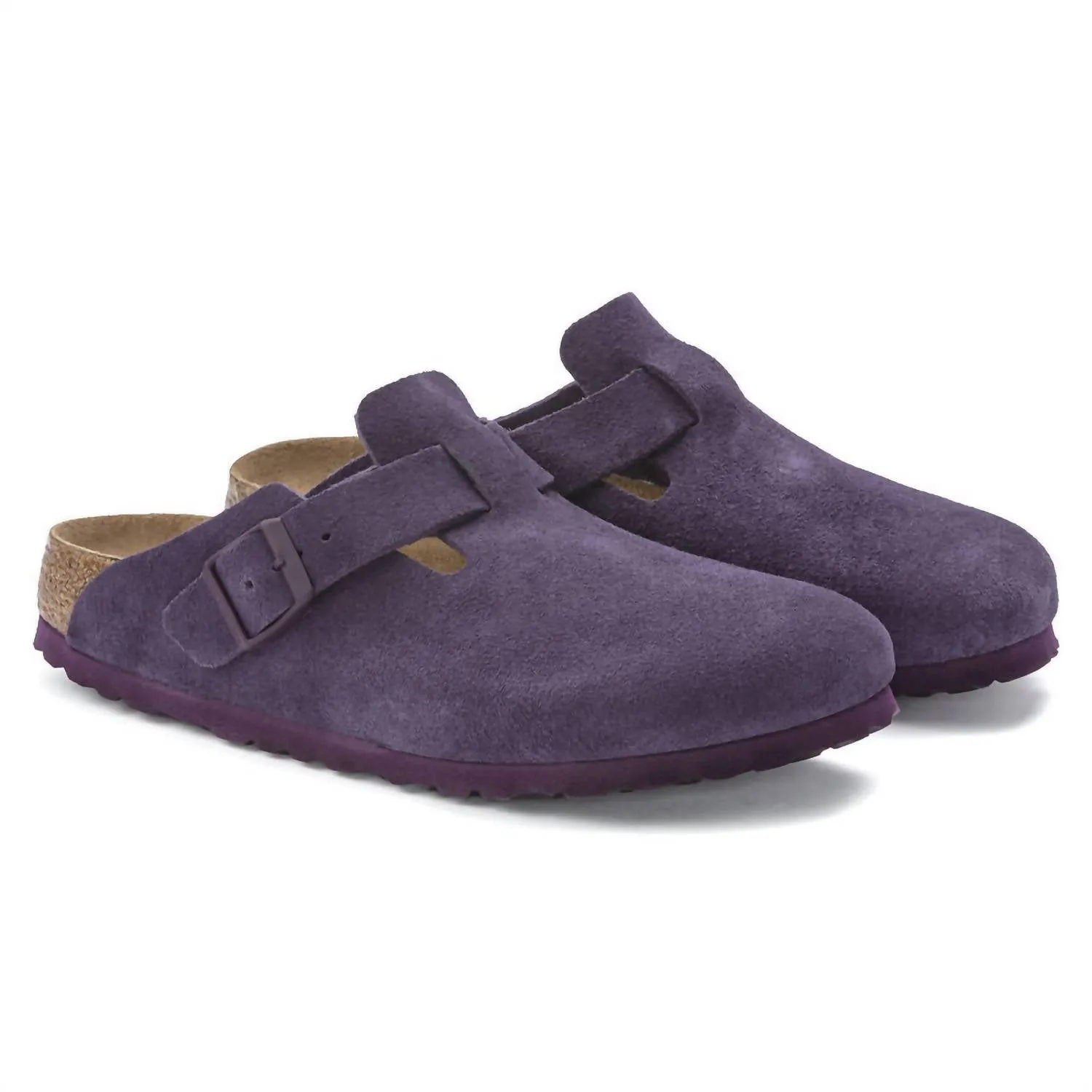Women's Boston Clog In Wine