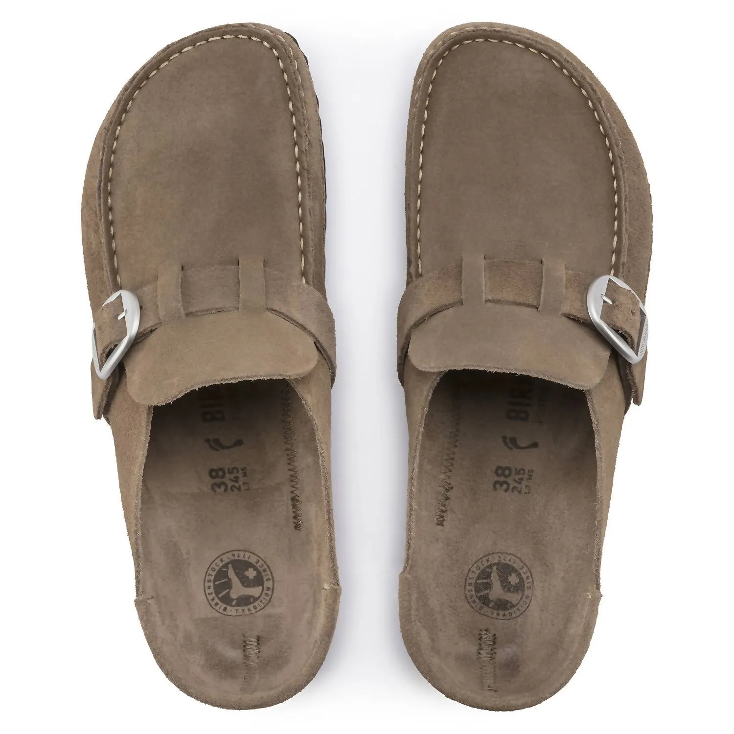Women's Buckley Suede Leather Shoes In Gray Taupe