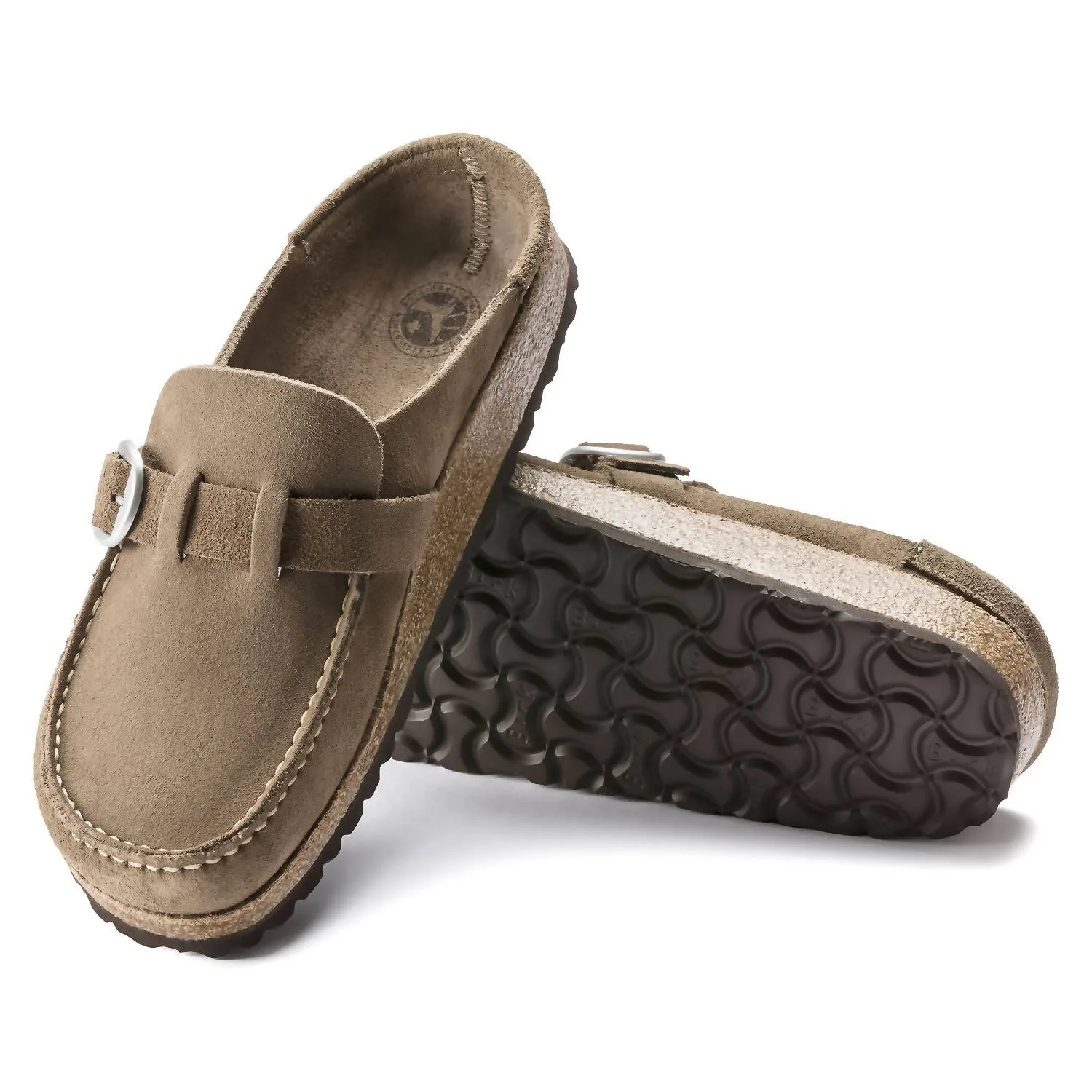 Women's Buckley Suede Leather Shoes In Gray Taupe