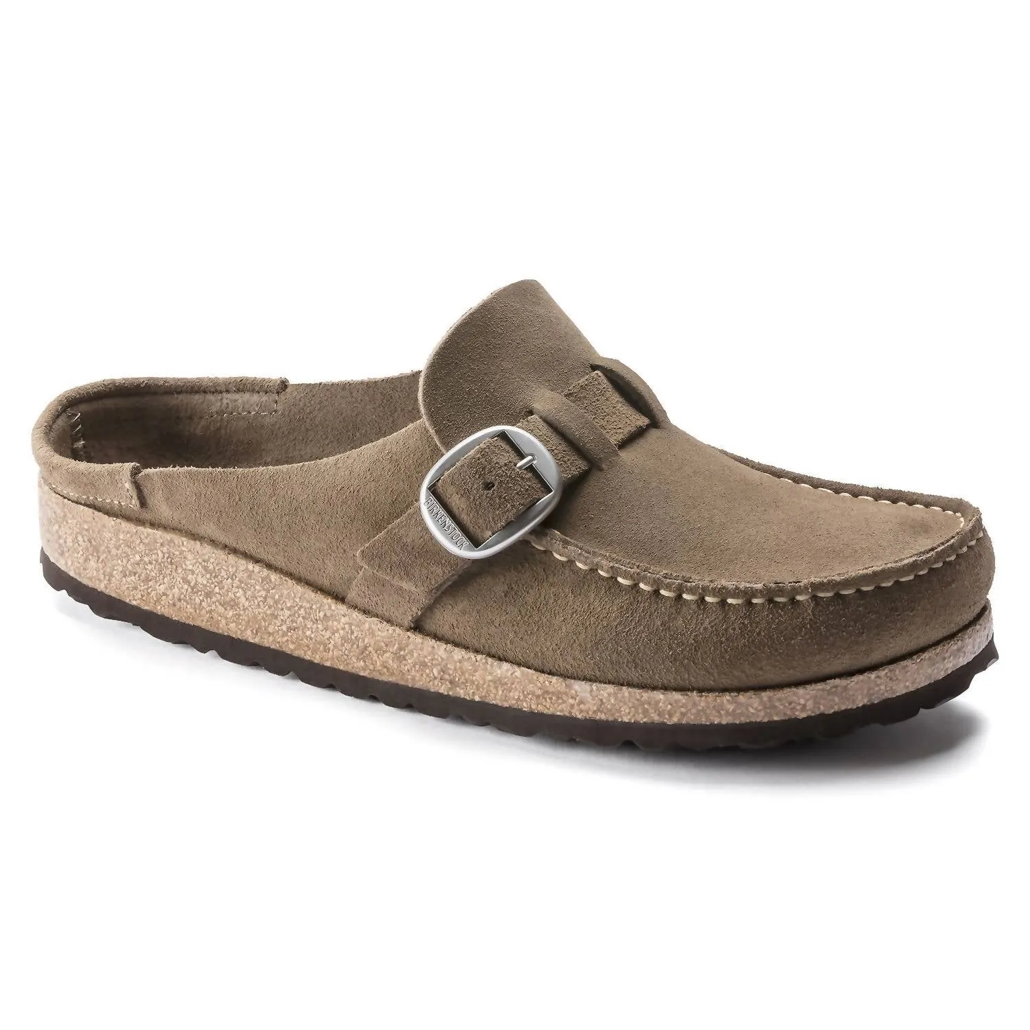 Women's Buckley Suede Leather Shoes In Gray Taupe