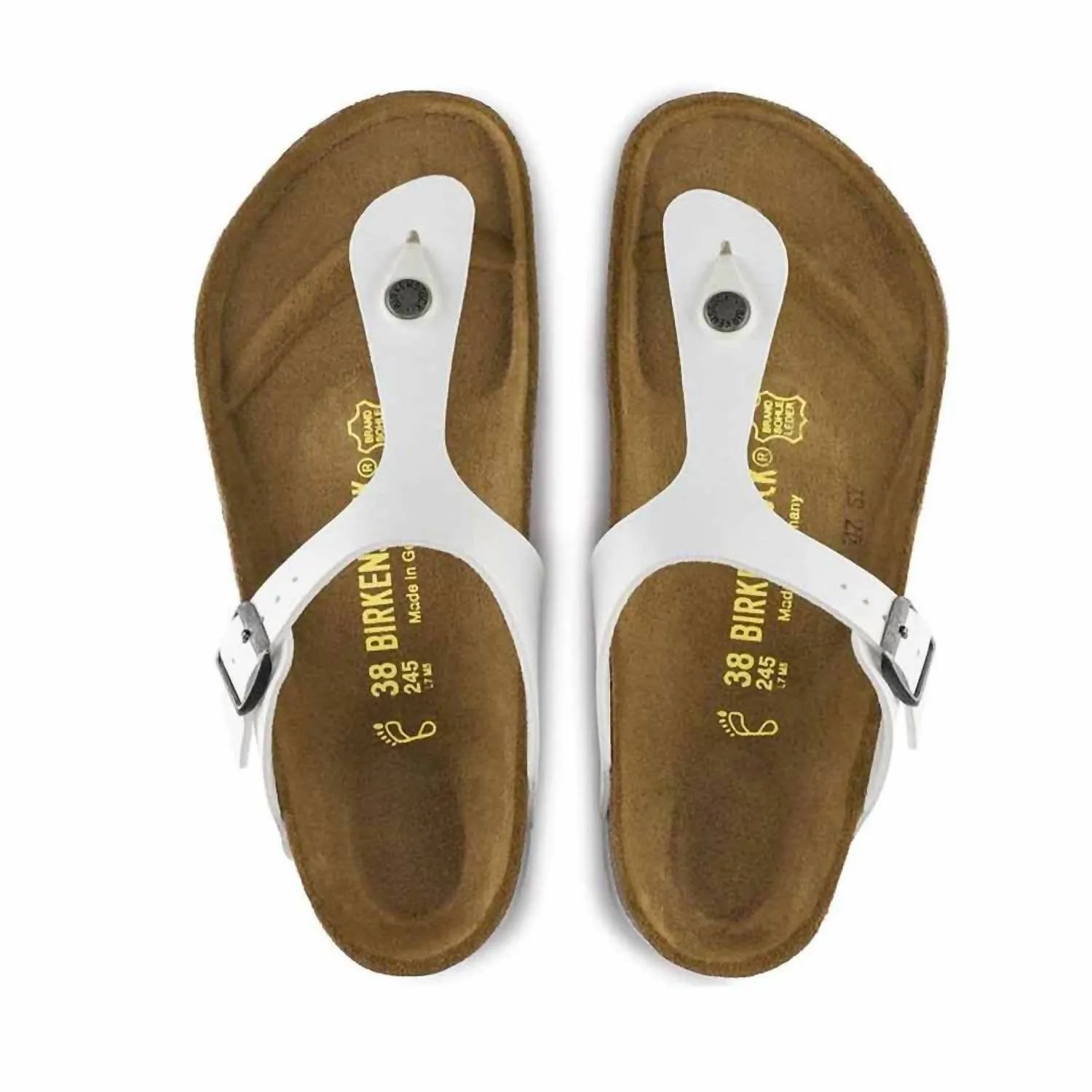 Women's Gizeh Birko-Flor Sandal In White