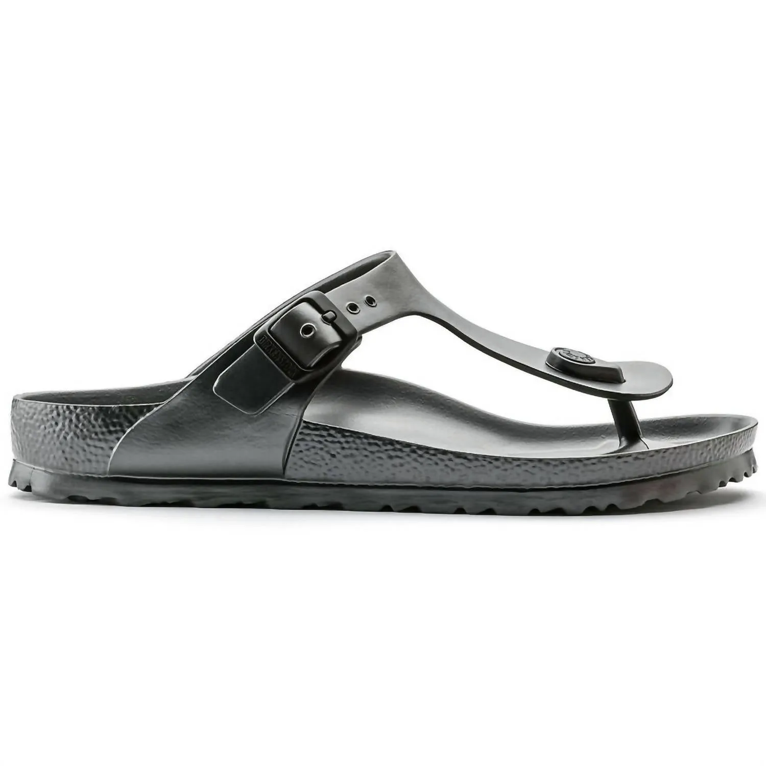 Women's Gizeh Eva Sandals- Regular Footbed In Metallic Anthracite