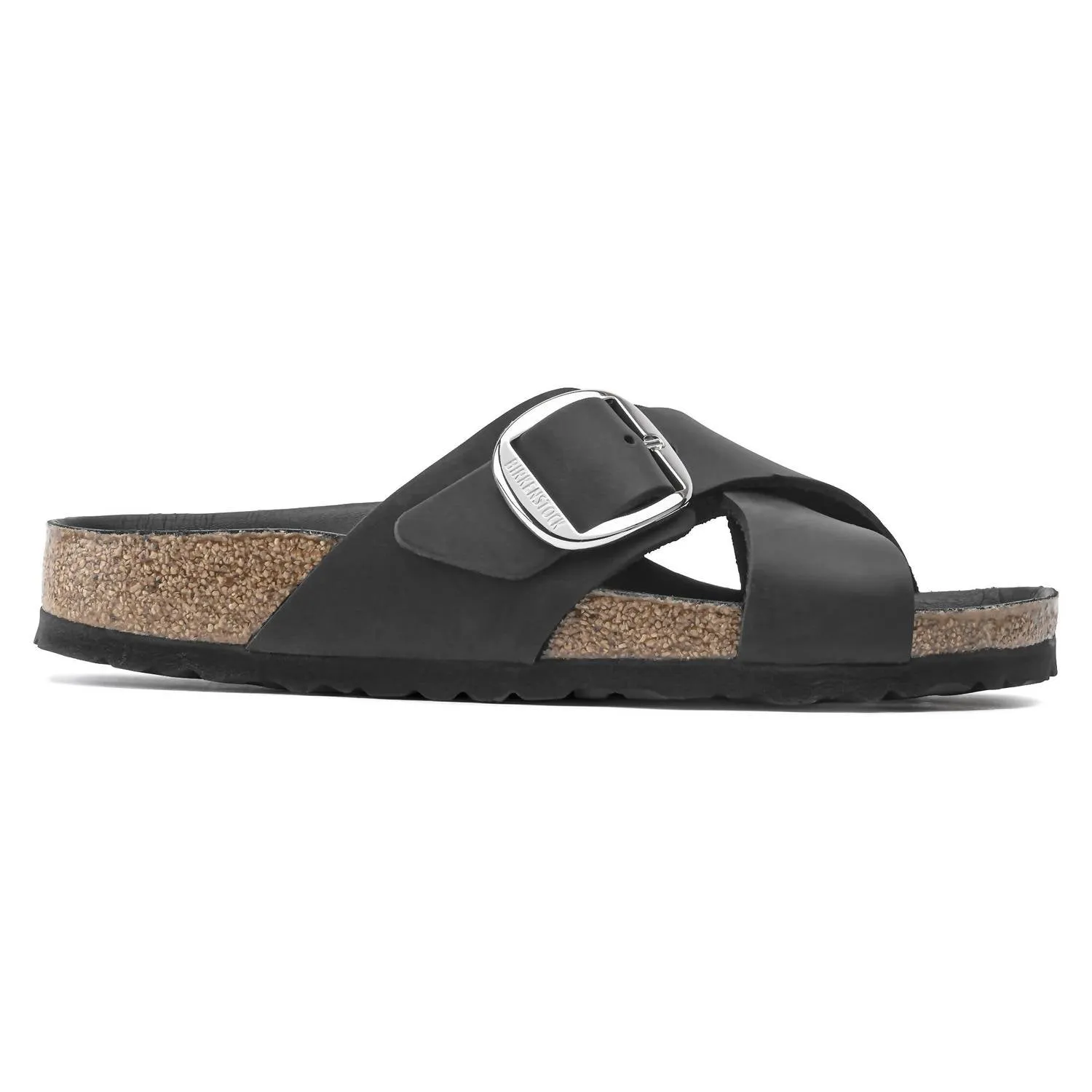 Women's Siena Big Buckle In Black