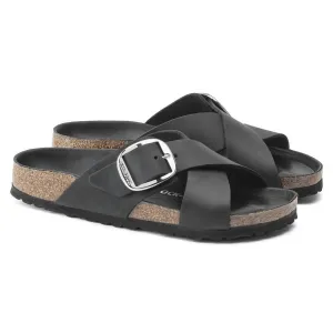 Women's Siena Big Buckle In Black