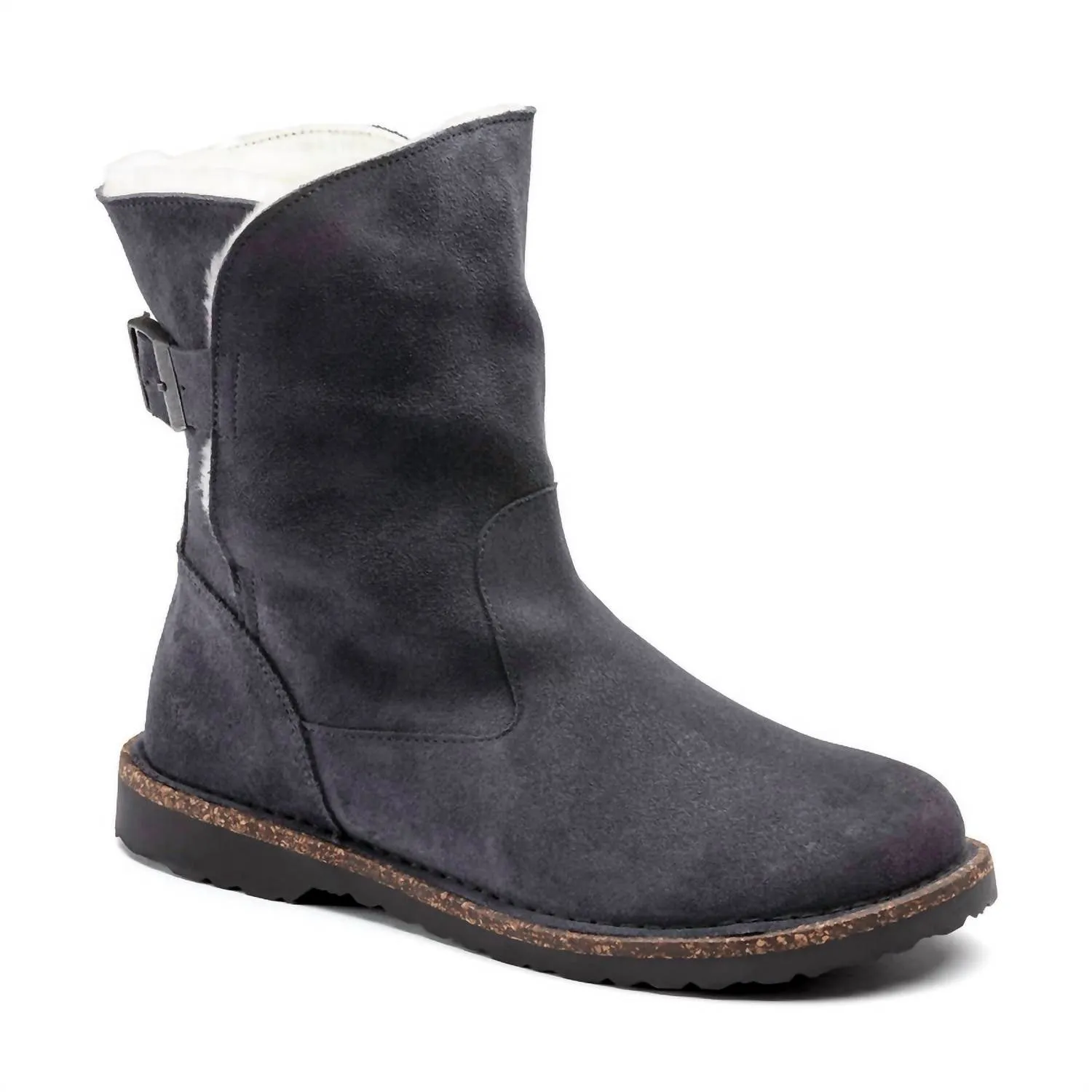 Women's Uppsala Shearling Boot - Wide In Graphite