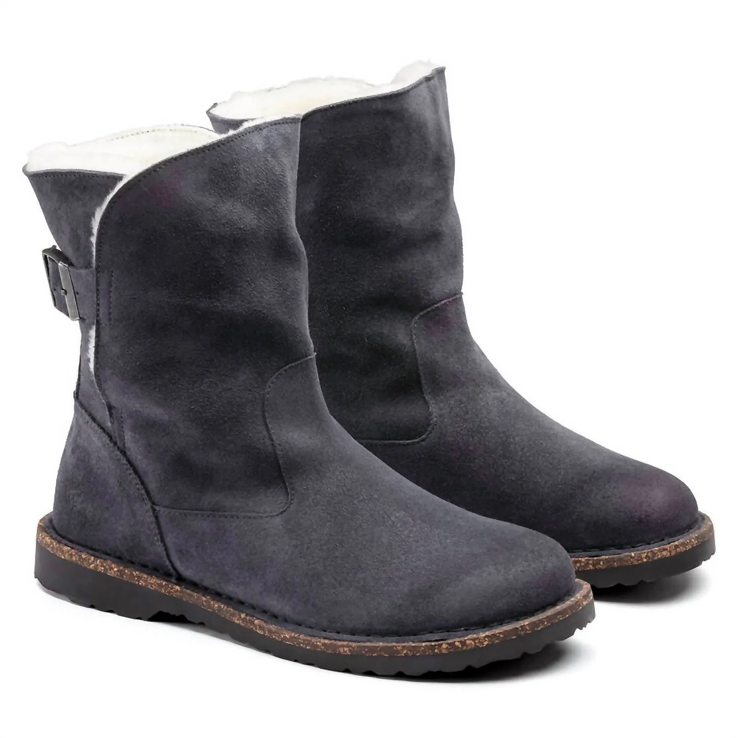 Women's Uppsala Shearling Boot - Wide In Graphite