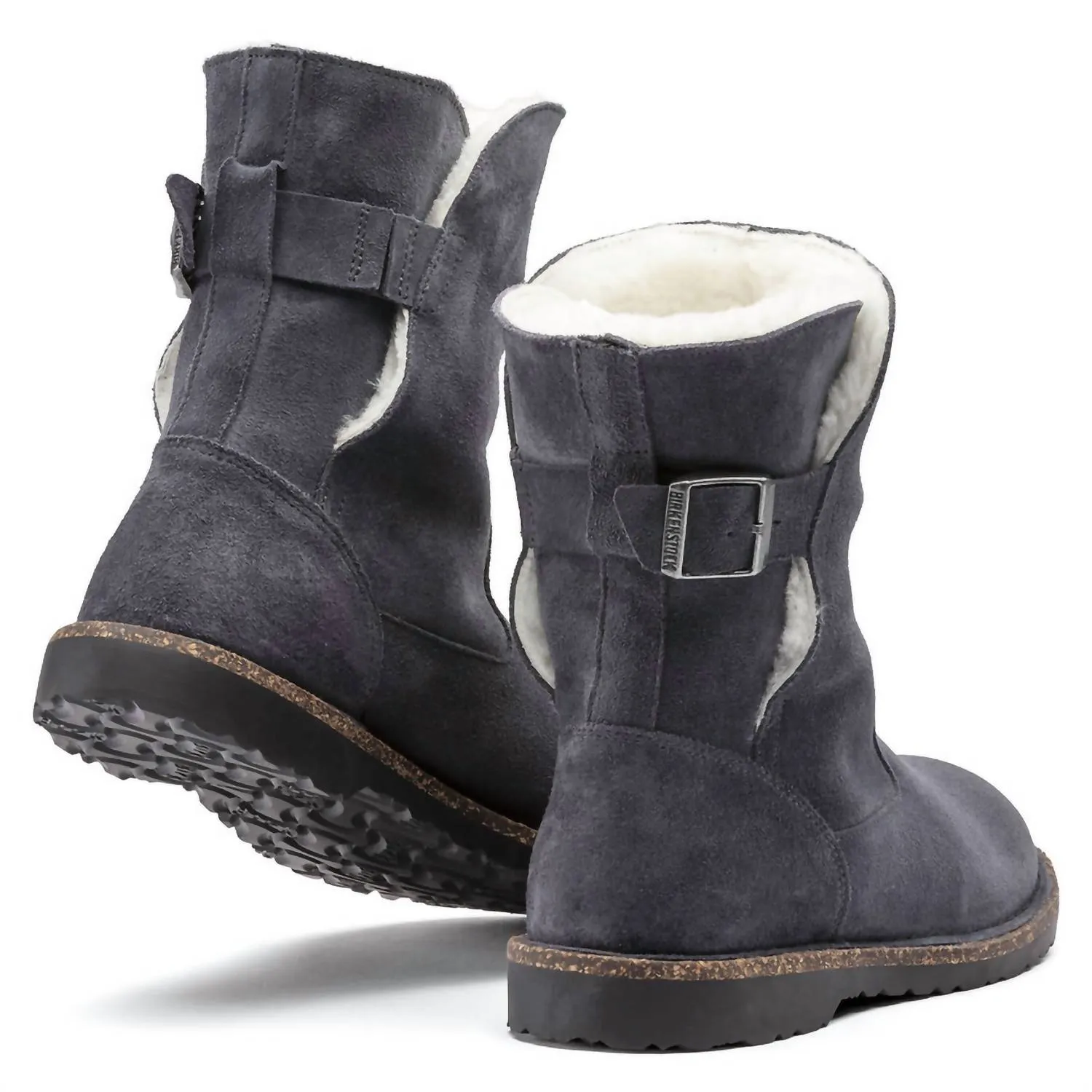 Women's Uppsala Shearling Boot - Wide In Graphite