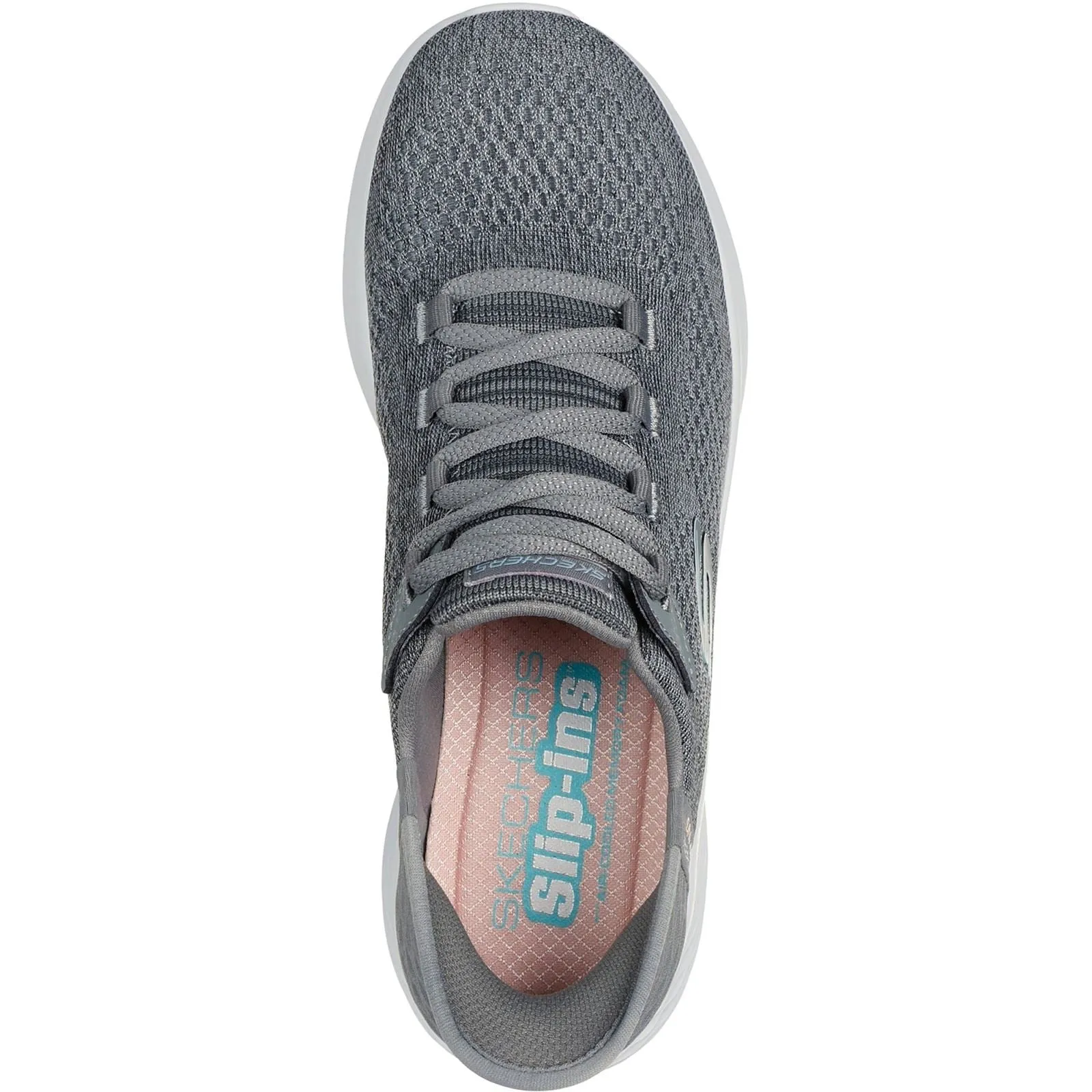 Women's Wide Fit Skechers 150012 Slip-ins Skech Lite Pro Natural Trainers