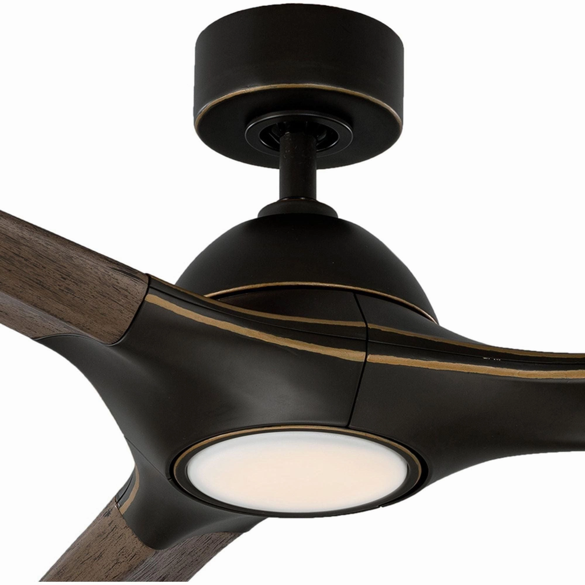 Woody Indoor/Outdoor 3-Blade 60" Smart Ceiling Fan with LED Light Kit