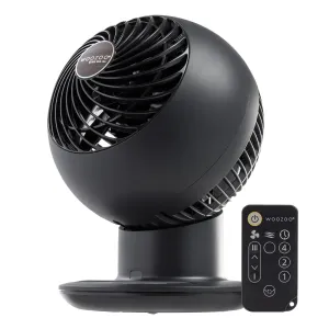WOOZOO Globe Fan Medium - Horizontal Oscillation, Vertical Tilt, Remote usb powered desktop fan for office desk