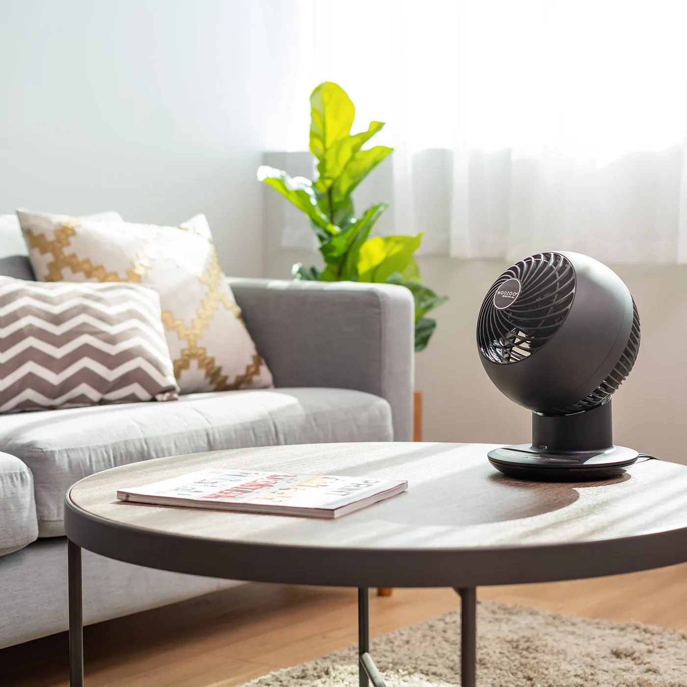 WOOZOO Globe Fan Medium - Horizontal Oscillation, Vertical Tilt, Remote