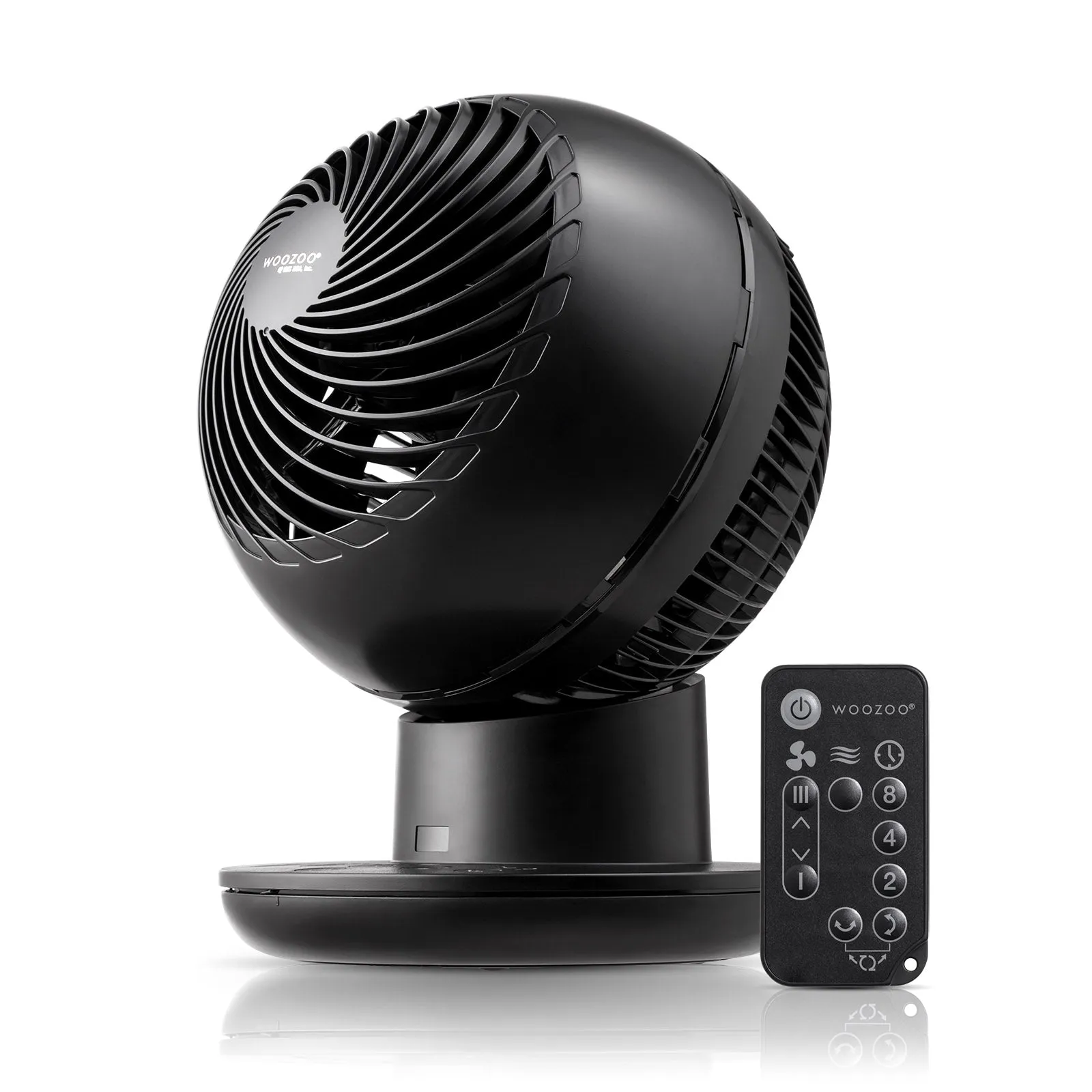 WOOZOO Globe Fan - Multi Oscillation, Powerful & Quiet DC Motor, Remote