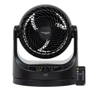 WOOZOO HE15R - Oscillating with Remote usb powered desktop fan for office desk