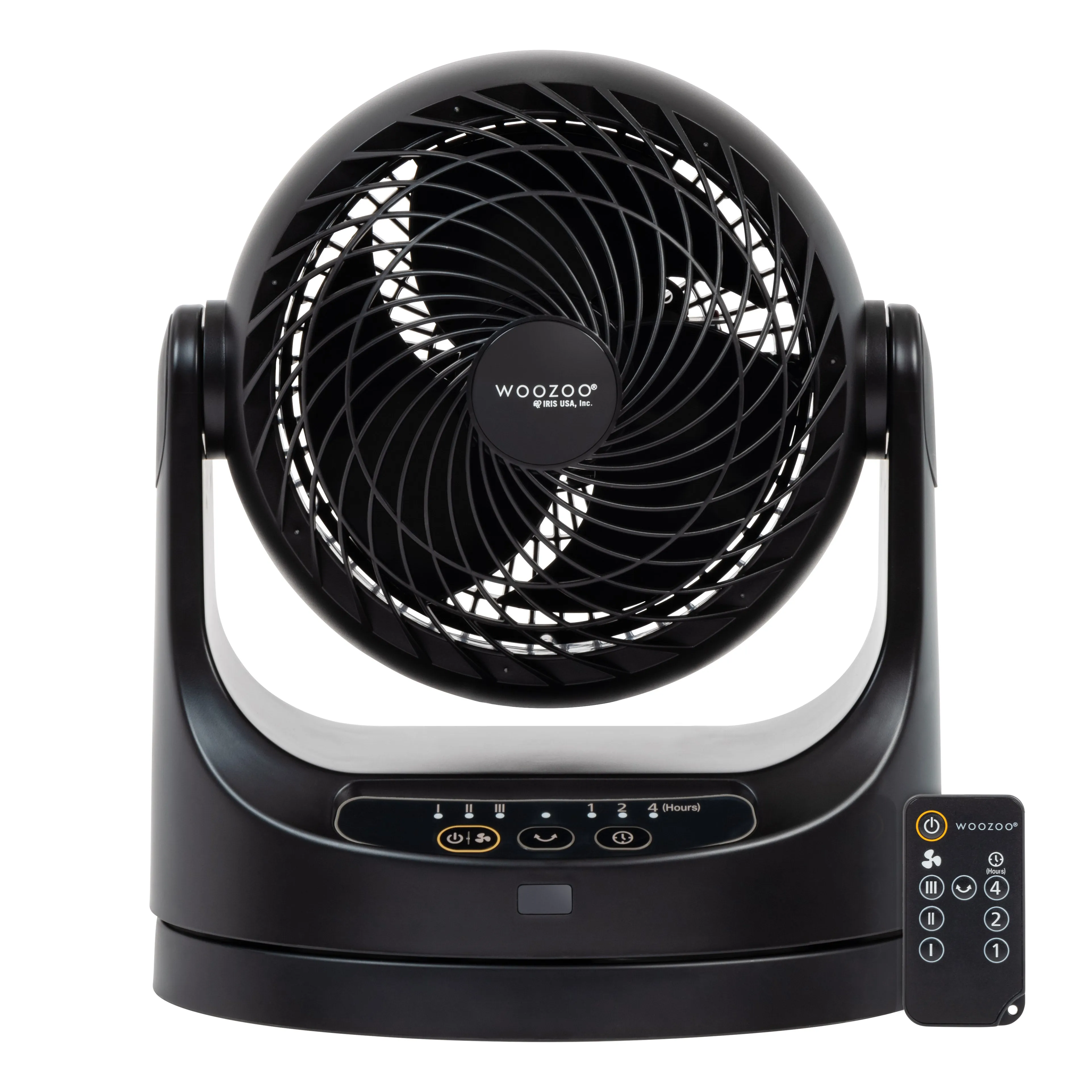 WOOZOO HE15R - Oscillating with Remote usb powered desktop fan for office desk