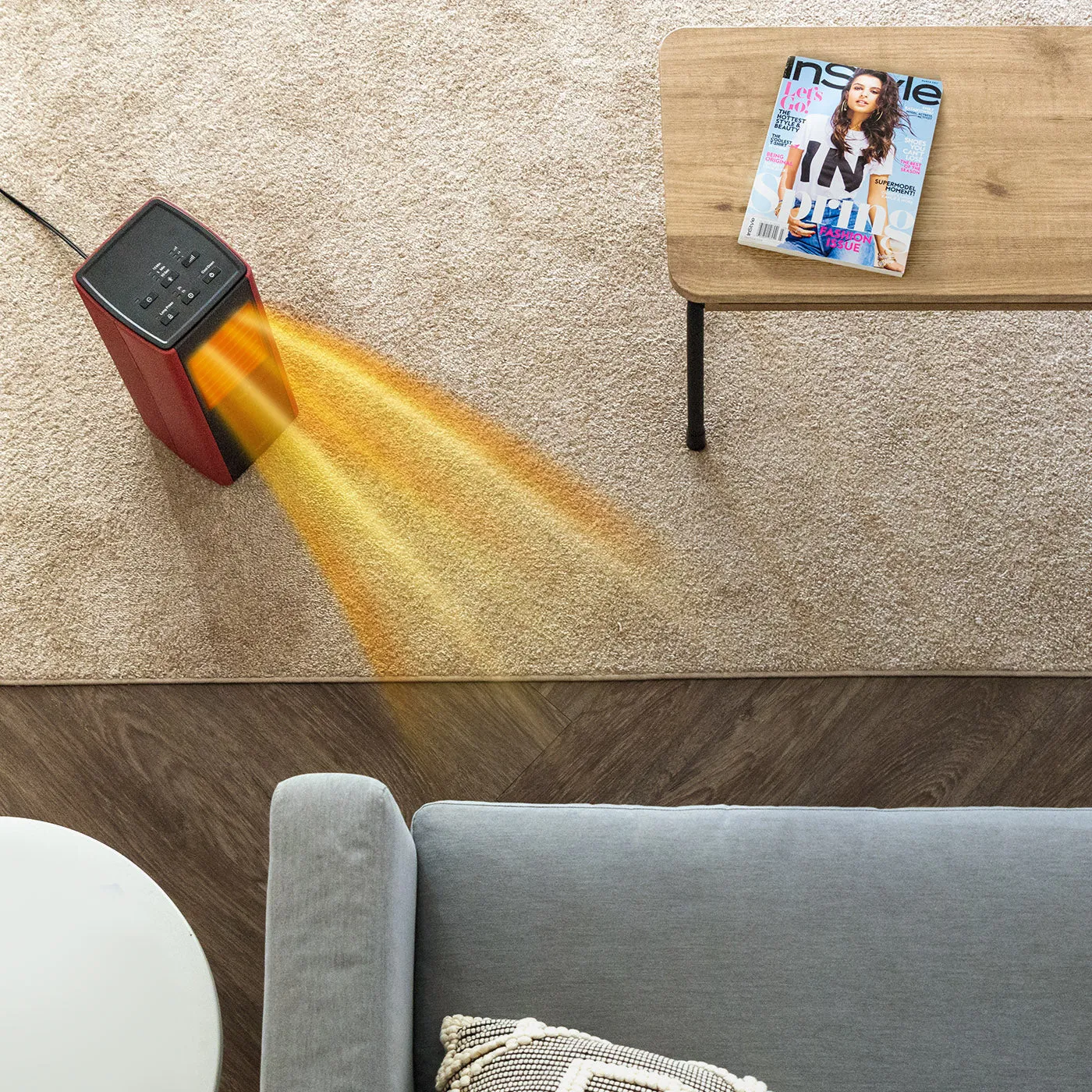 WOOZOO Slim Portable Space Heater - Motion Sensor