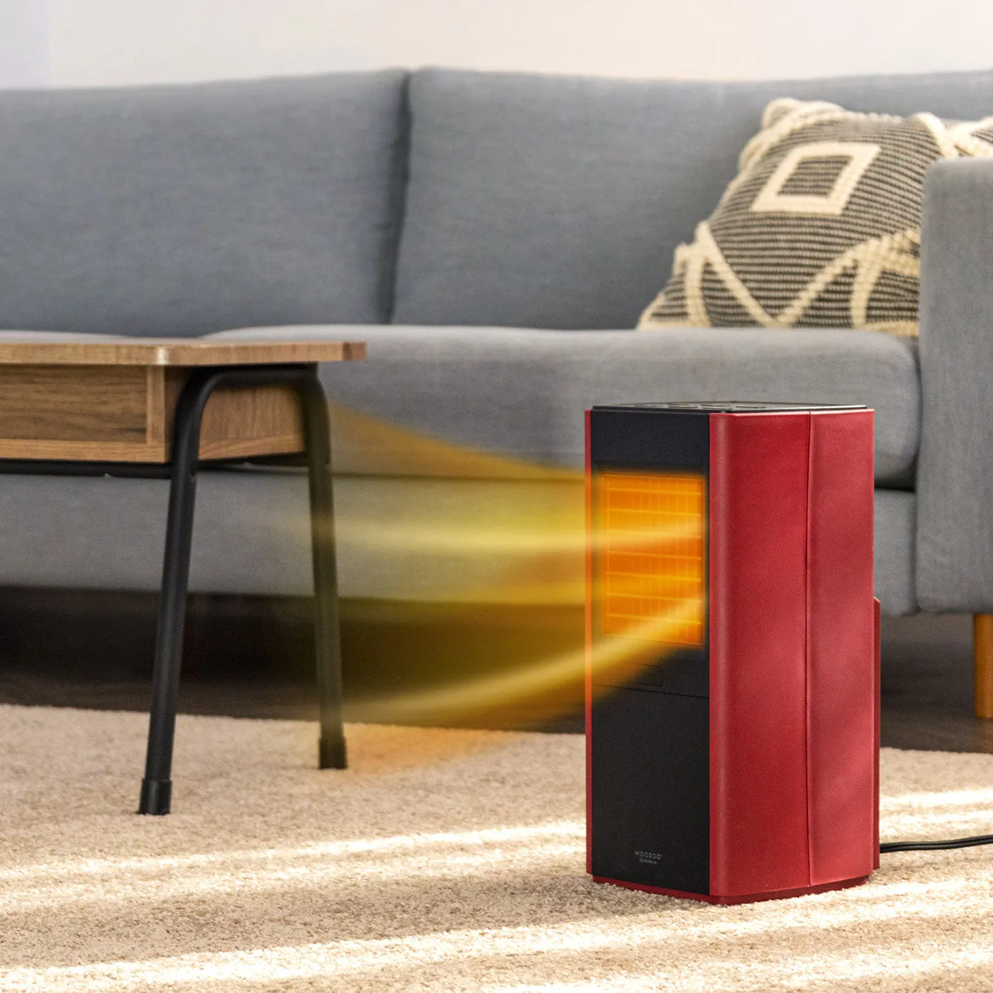 WOOZOO Slim Portable Space Heater - Motion Sensor